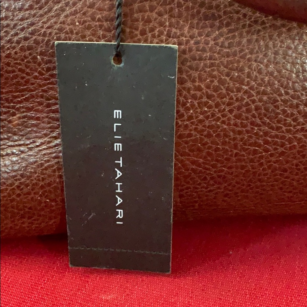 Elie Tahari vintage style leather doctor bag purse - Picture 9 of 16